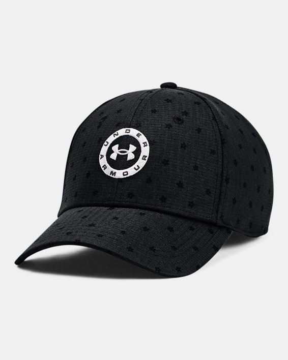 男士UA Jordan Spieth Tour Adjustable運動帽, Black, pdpMainDesktop image number 0
